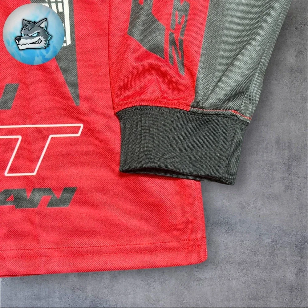 Nike Air Jordan Racing Motocross Dri-Fit Long Sleeve Shirt Mens Med FV7239-687